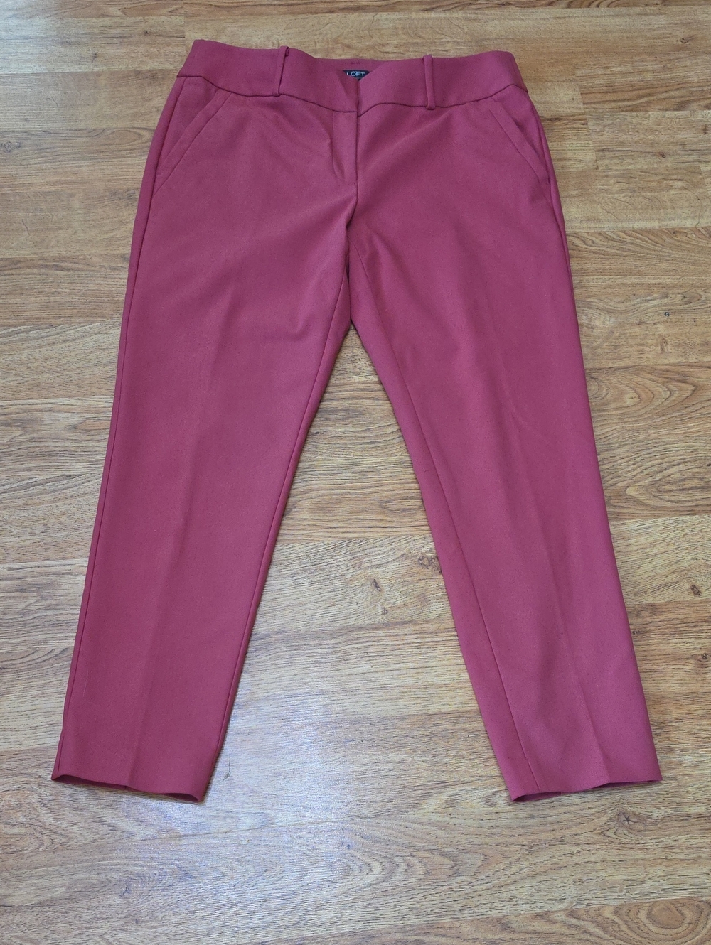 LOFT Rose Cropped Dress Pants Size 10